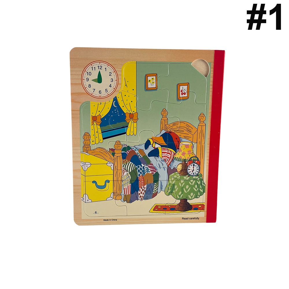 Min lille puslespilsbog - puslespil til de mindste børn med sjove motiver