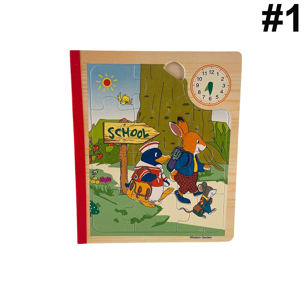 Min lille puslespilsbog - puslespil til de mindste børn med sjove motiver