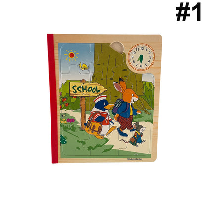 Min lille puslespilsbog - puslespil til de mindste børn med sjove motiver