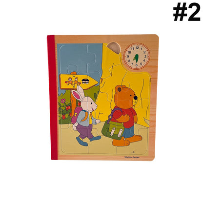 Min lille puslespilsbog - puslespil til de mindste børn med sjove motiver