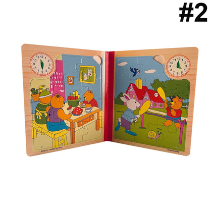 Min lille puslespilsbog - puslespil til de mindste børn med sjove motiver