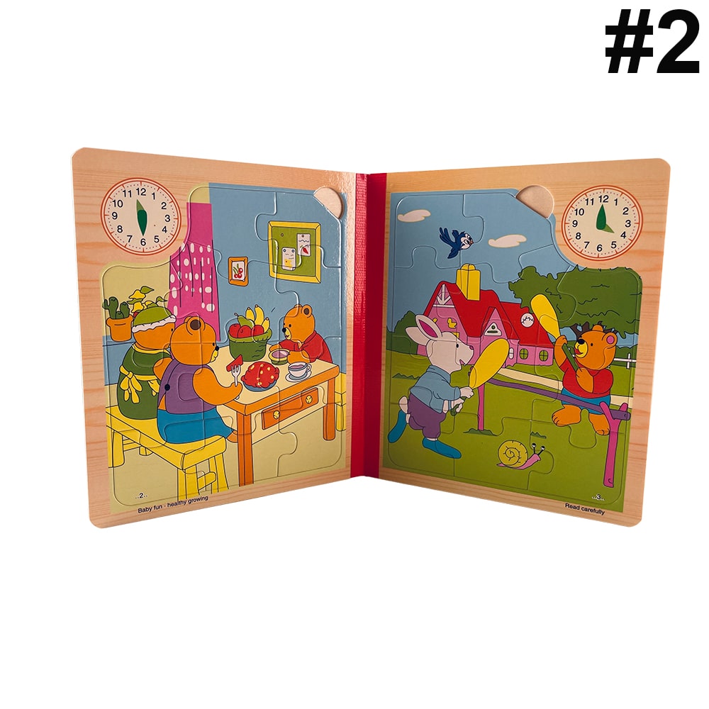 Min lille puslespilsbog - puslespil til de mindste børn med sjove motiver