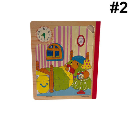 Min lille puslespilsbog - puslespil til de mindste børn med sjove motiver