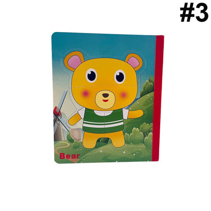 Min lille puslespilsbog - puslespil til de mindste børn med sjove motiver