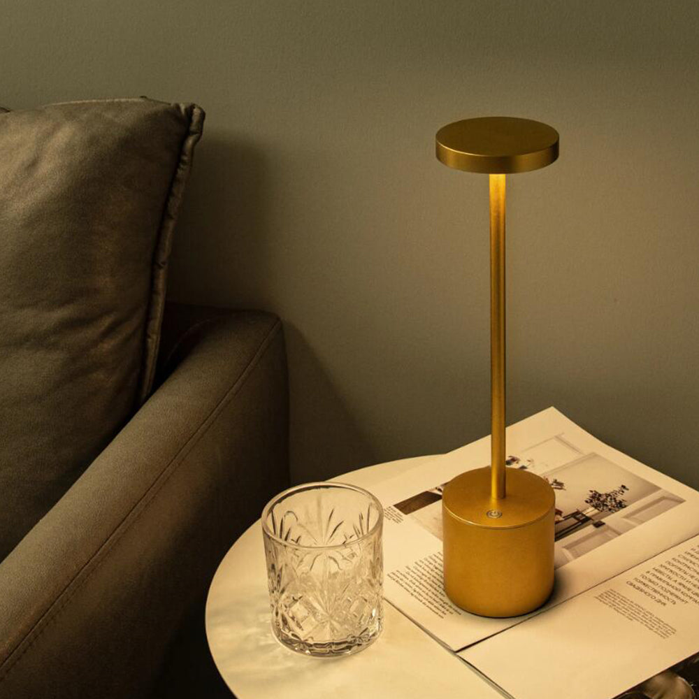 LED Bordlampe, genopladelig - Moderne og Minimalistisk