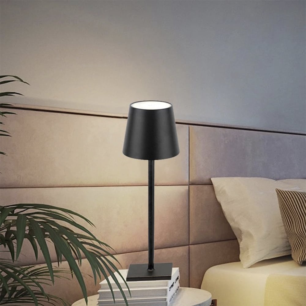 Bordlampe LED m/touch - ledningsfri - 4 farver