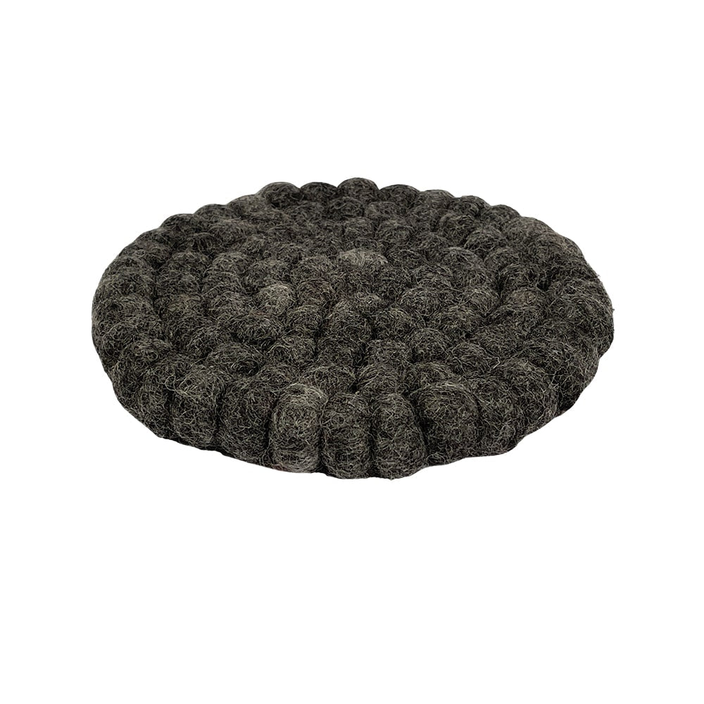 Bordskåner i 100% uld (ø19cm) - grå, mørkegrå eller multifarvet
