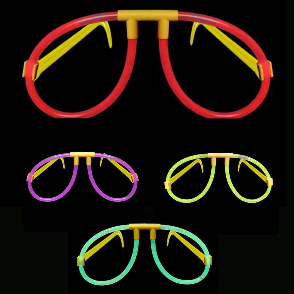 Selvlysende Briller - flere farver -