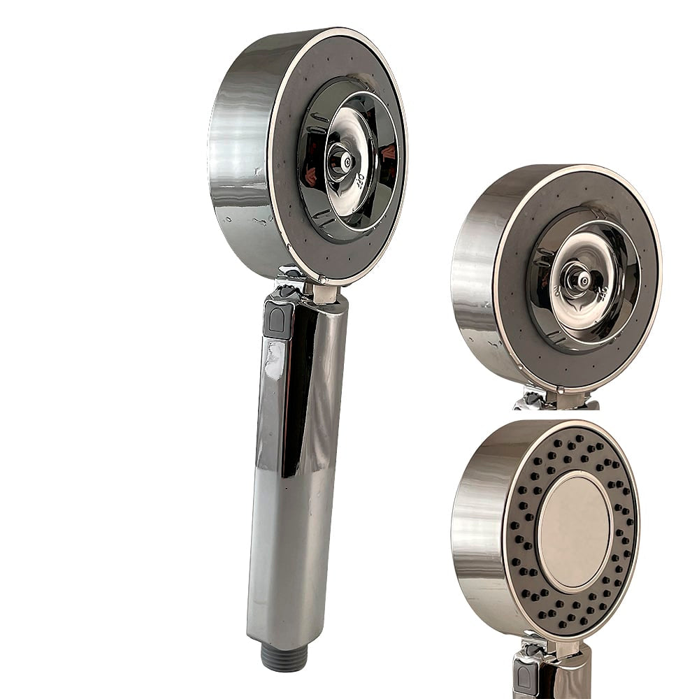 Dobbeltsidet Brusehoved - m/shampoo dispenser