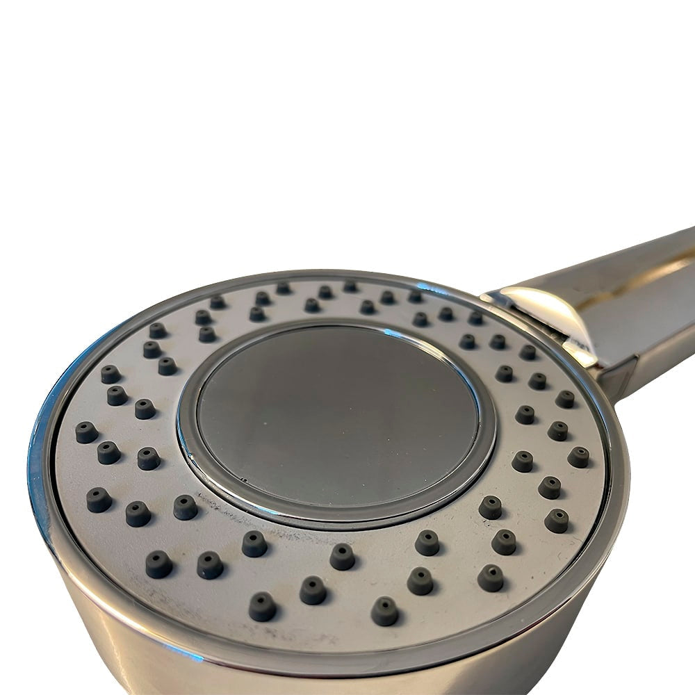 Dobbeltsidet Brusehoved - m/shampoo dispenser