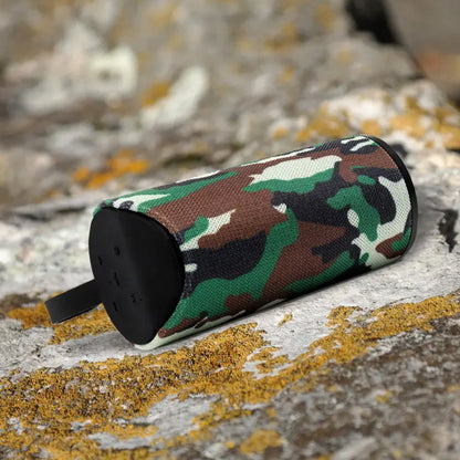 Bluetooth Højtaler 5W med Subwoofer og Stofdesign