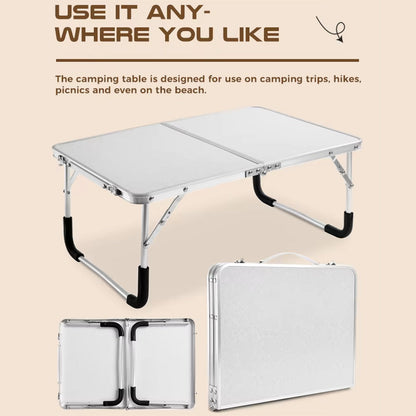 Foldbart Letvægts Campingbord i Aluminium