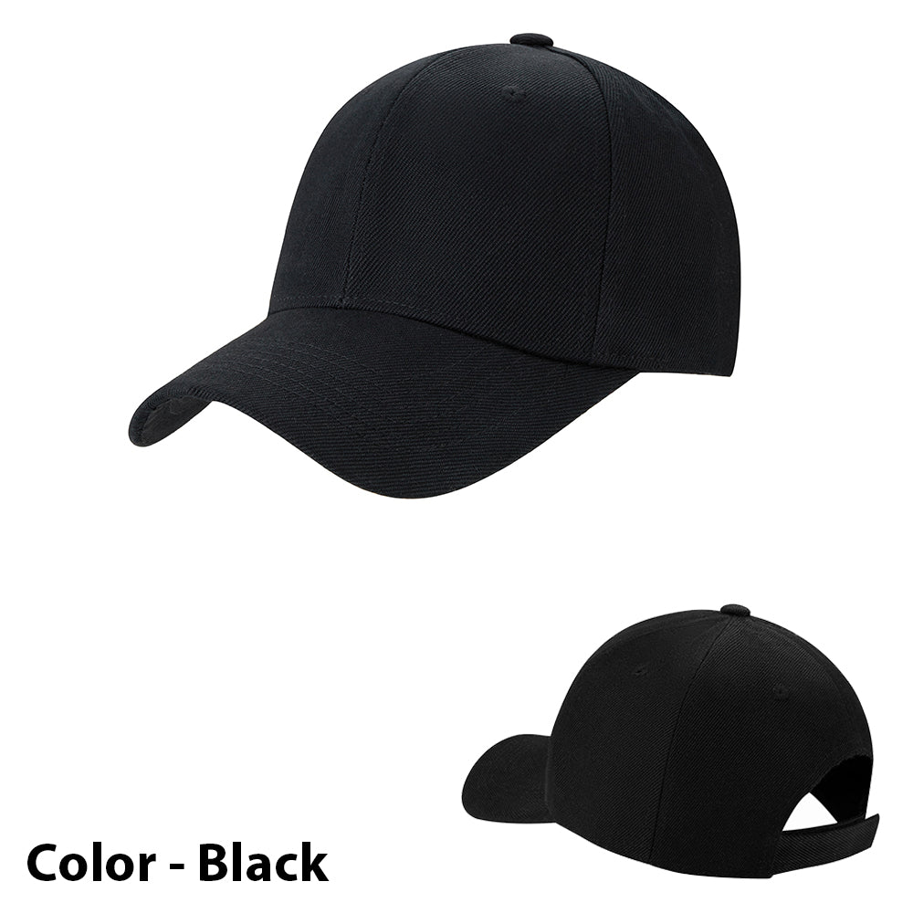 Caps / Baseball Kasket ensfarvet  til mand/kvinde - i mange farver!