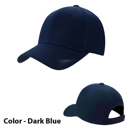 Caps / Baseball Kasket ensfarvet  til mand/kvinde - i mange farver!