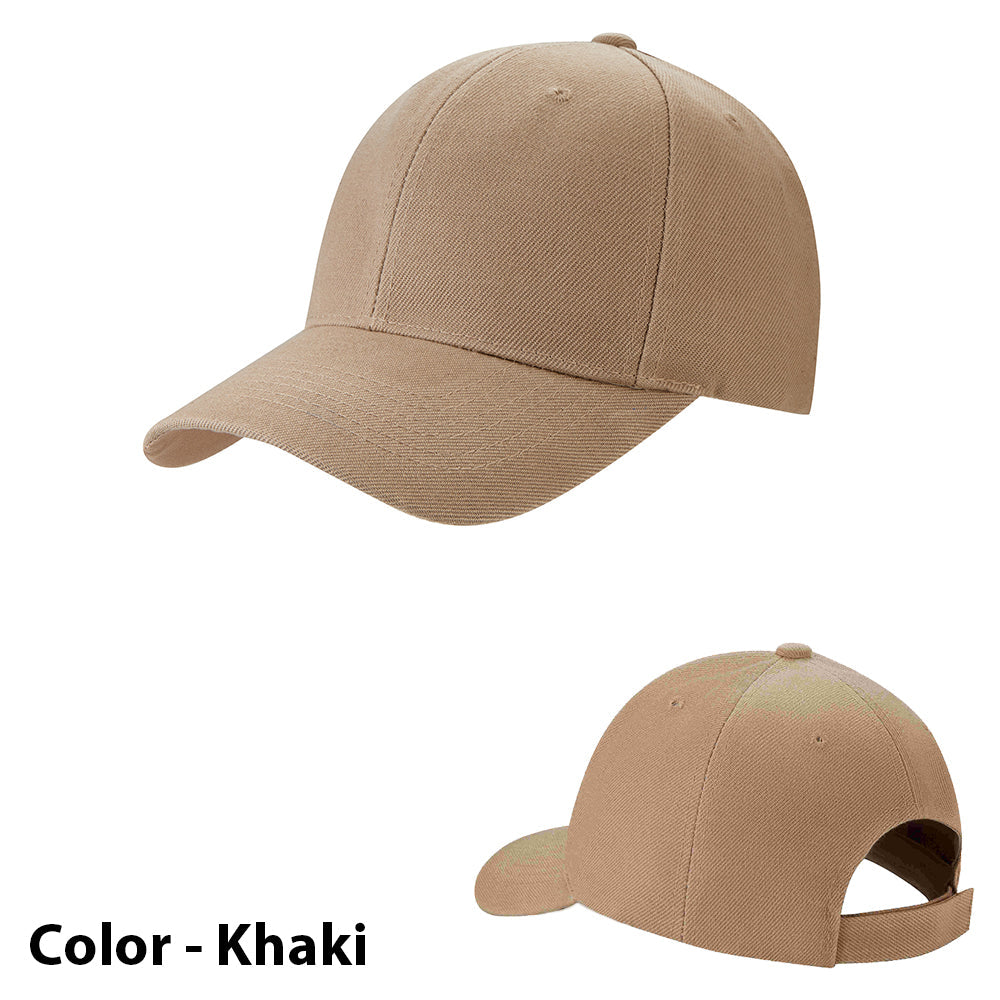 Caps / Baseball Kasket ensfarvet  til mand/kvinde - i mange farver!