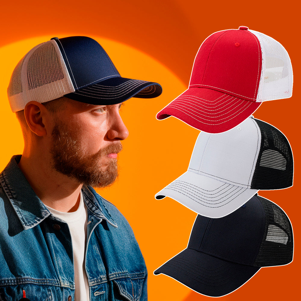 Trucker Cap / Baseball Kasket – i 4 farver!
