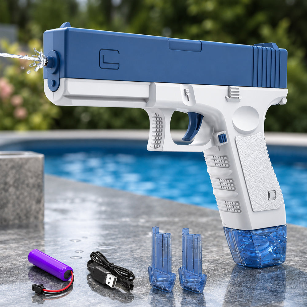 Elektrisk Vandpistol - Glock 18 m/2 magasiner