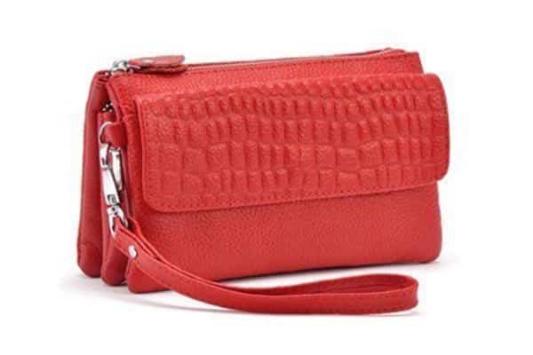 Clutch/taske med skulder- og håndrem