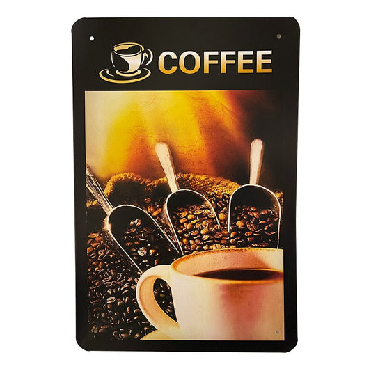 Metalskilt - COFFEE