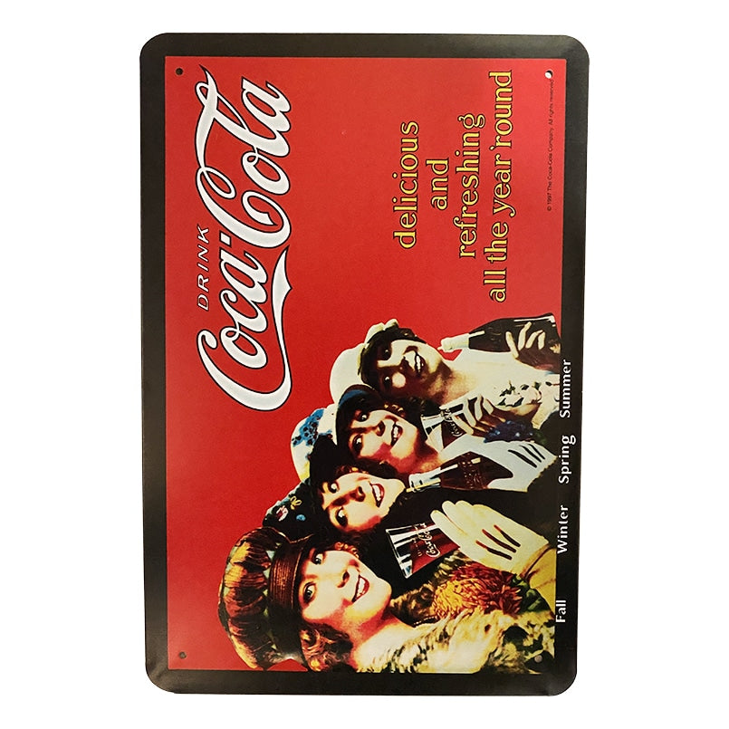 Metalskilt - Cola