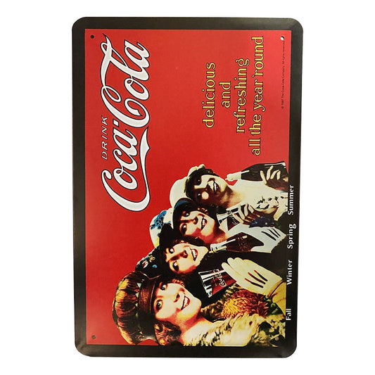 Metalskilt - Cola