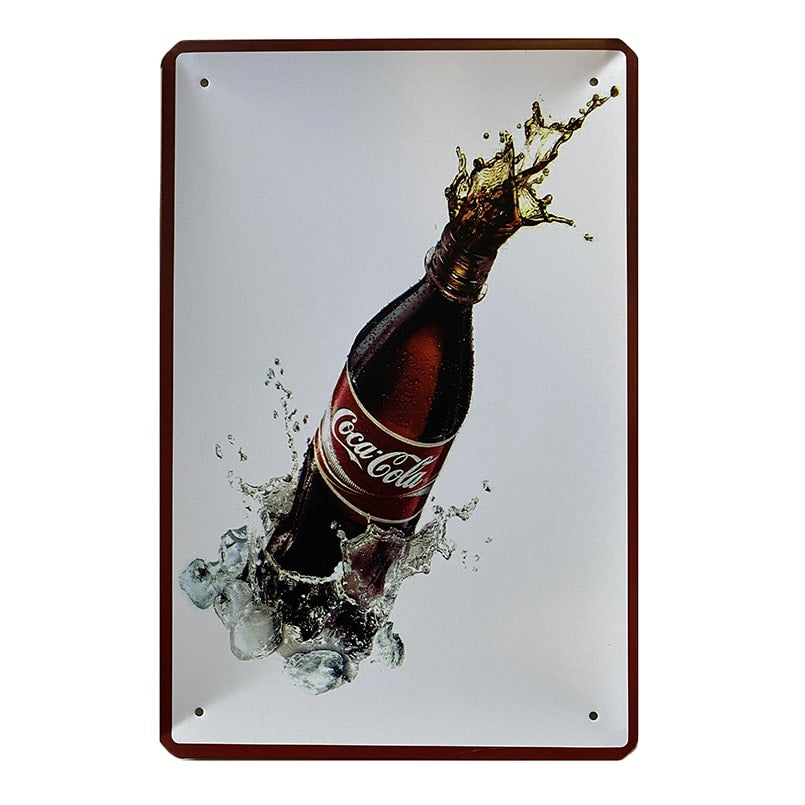 Metalskilt - Cola
