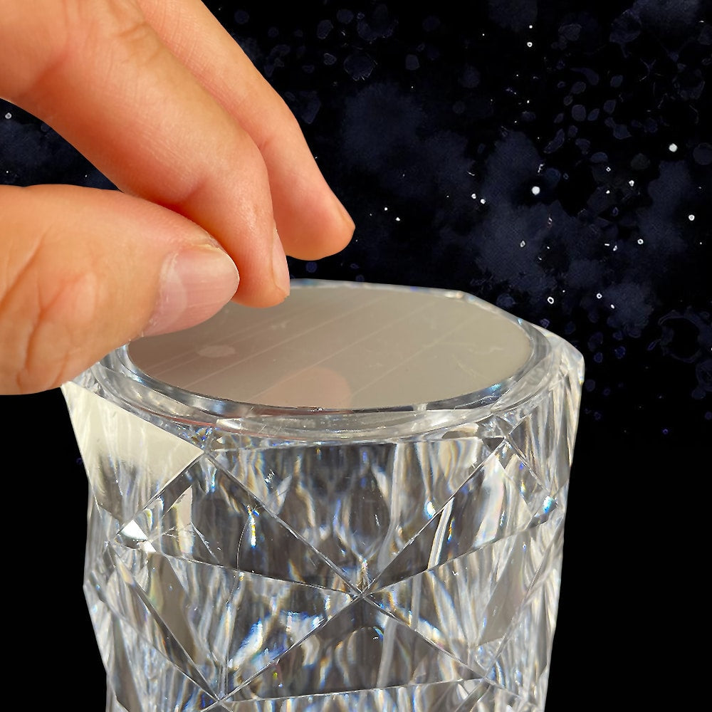 Krystal Bordlampe m/Touch funktion