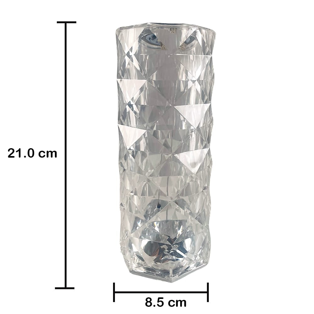 Krystal Bordlampe m/Touch funktion