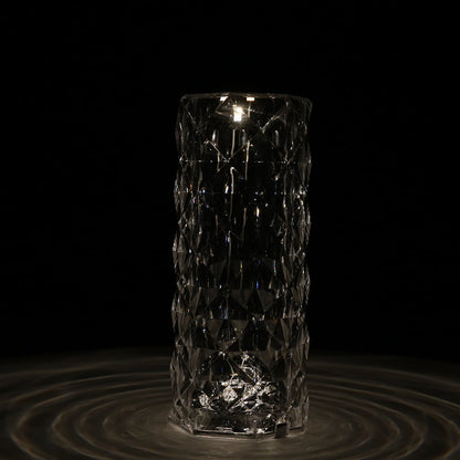 Krystal Bordlampe m/Touch funktion