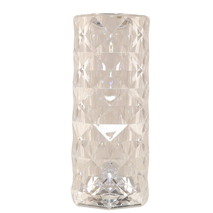 Krystal Bordlampe m/Touch funktion