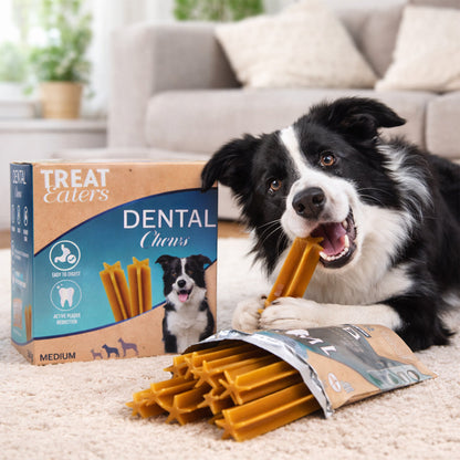Dental Tyggeben til Hund – Sund Mund & Frisk Ånde (7x4) 560G