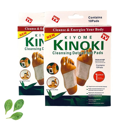 Kinoki Detox Fodplastre - 5 dages kur (10 stk. pakke)