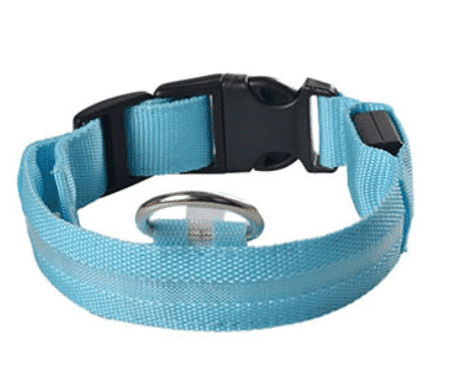Hundehalsbånd med led-lys