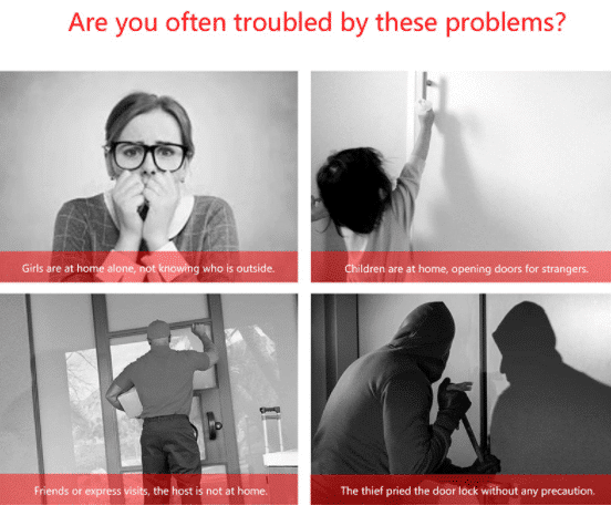 Batteridrevet WiFi Dørklokke m/nattekamera og mikrofon/højtaler (2-vejs)