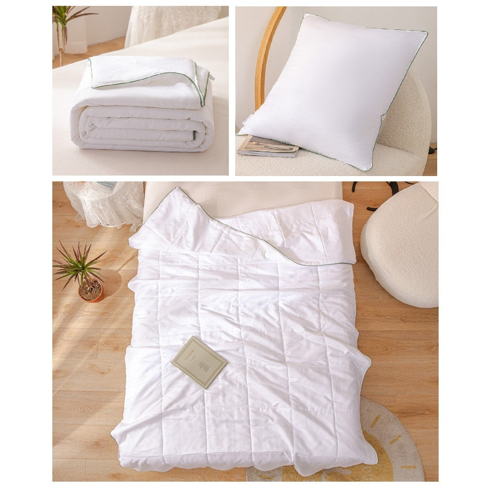 Bambus dyne/pudesæt (blød og kølig)