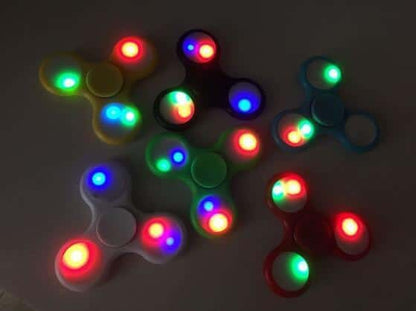 Fidget Spinner med LED Lys