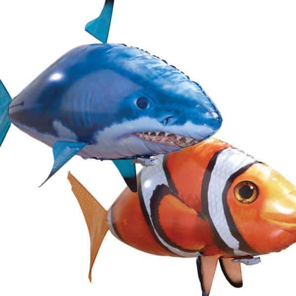 Oppustelig Flyvende fisk - fjernstyret (haj eller nemo)