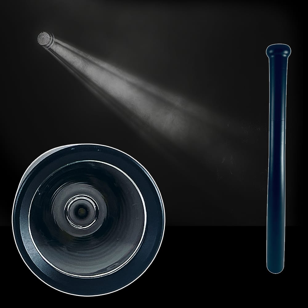 Kraftig lommelygte 1.000 Lumen - Aluminiumslegering - baseball design -