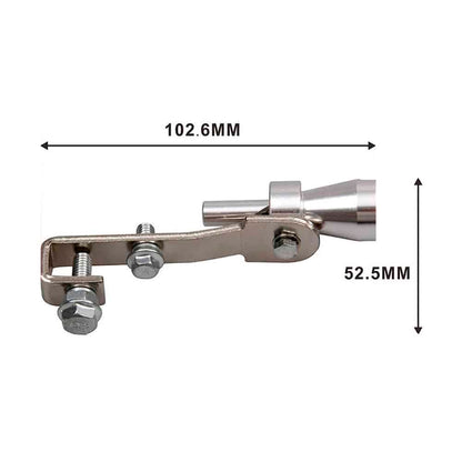 Turbofløjte i stål til Biludstødning - Universal -