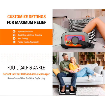 Luksus Fod- og Lægmassage med Varme