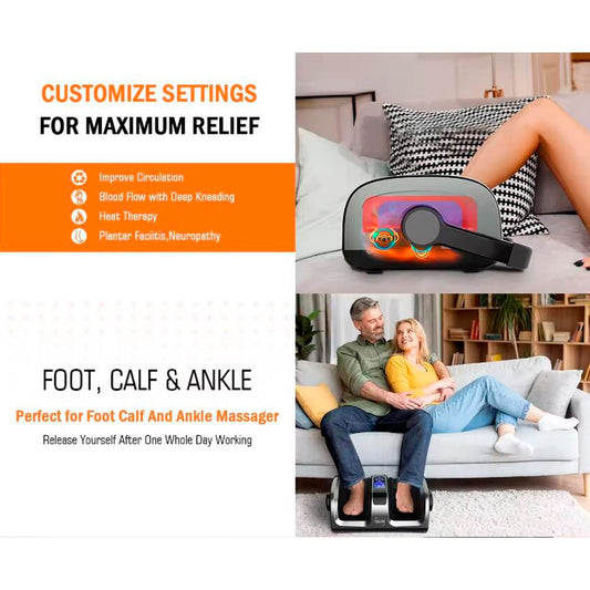 Luksus Fod- og Lægmassage med Varme