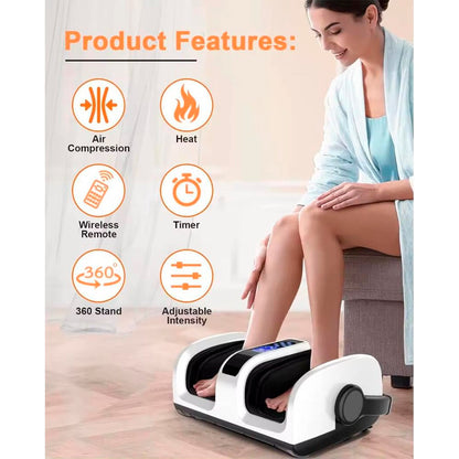 Luksus Fod- og Lægmassage med Varme