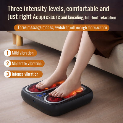 Fodmassage med varme, vibration og roterende massage