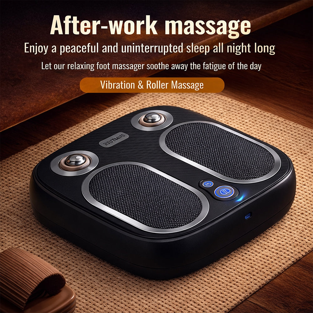 Fodmassage med varme, vibration og roterende massage