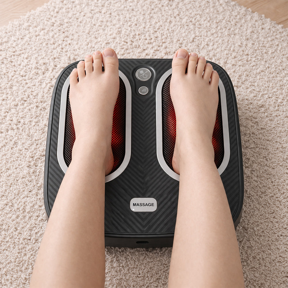 Fodmassage med varme, vibration og roterende massage