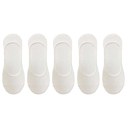 Bambus Footies 5 par (sort eller hvid)