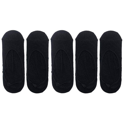 Bambus Footies 5 par (sort eller hvid)