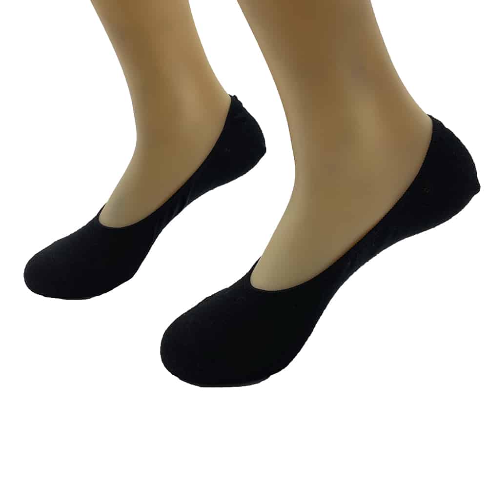 Bambus Footies 5 par (sort eller hvid)