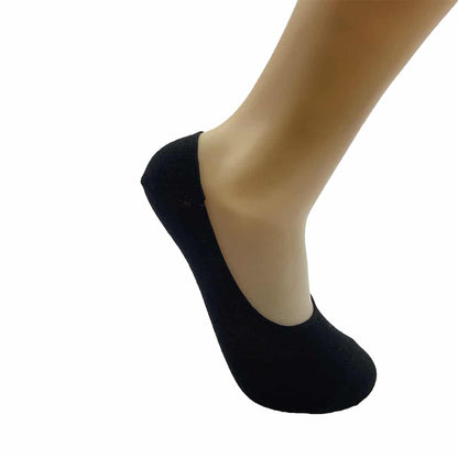 Bambus Footies 5 par (sort eller hvid)