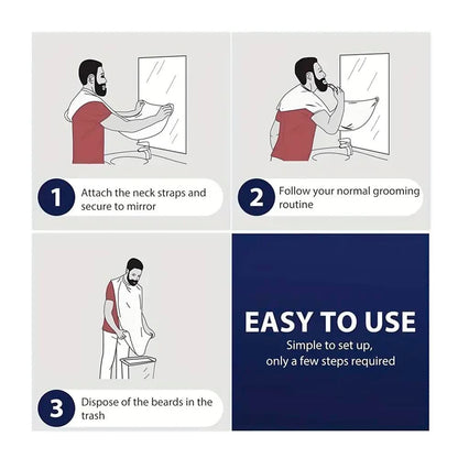 Forklæde Til Barbering / Trimning Af Skæg